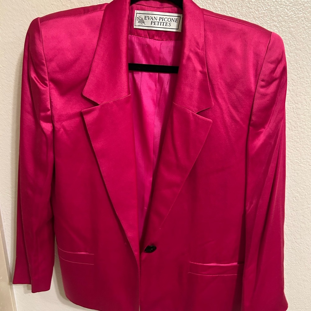 Evan Picone fuchsia blazer
